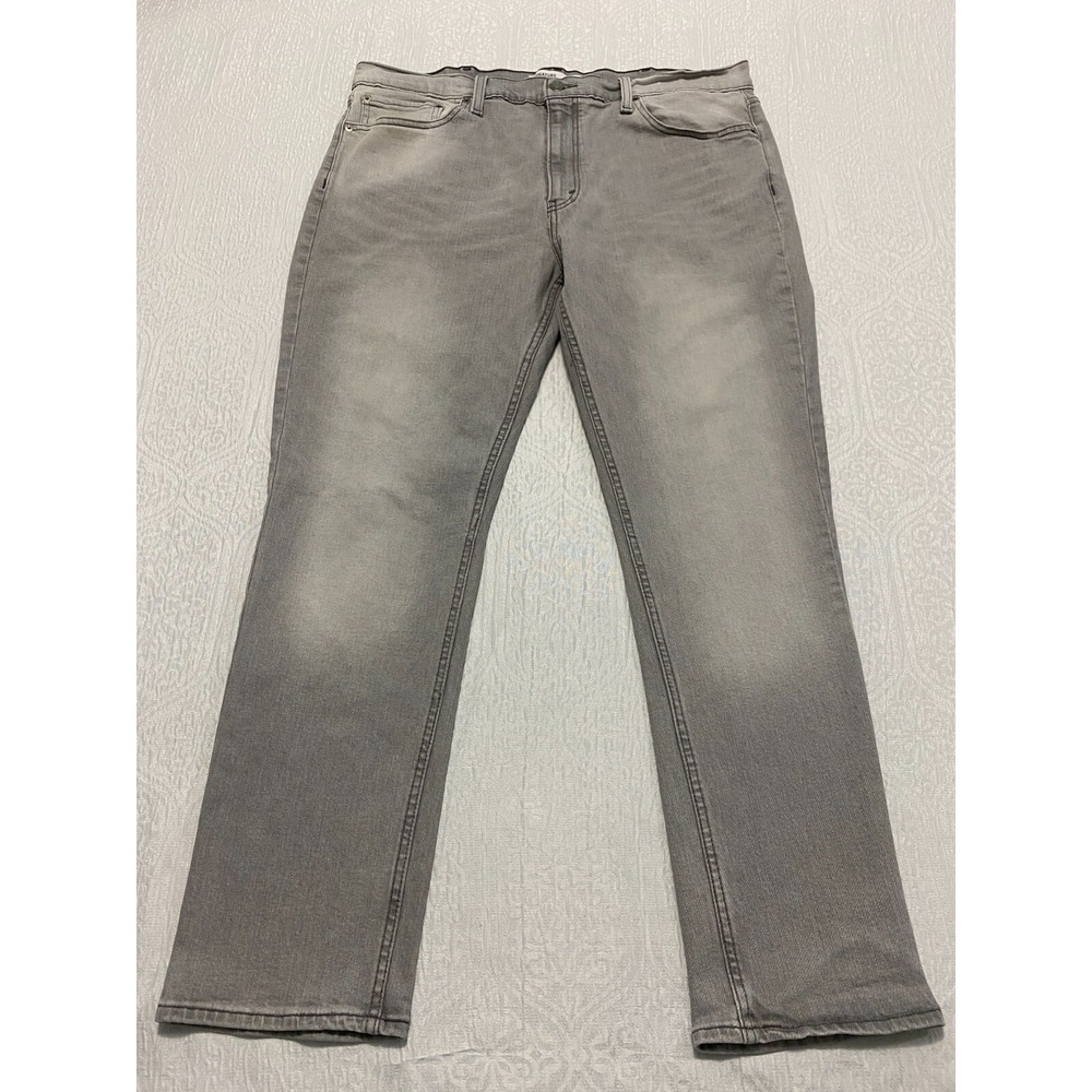 Signature Levis S37 Slim Fit Jeans Mens 40x30 Gray Faded Denim 59178-0068